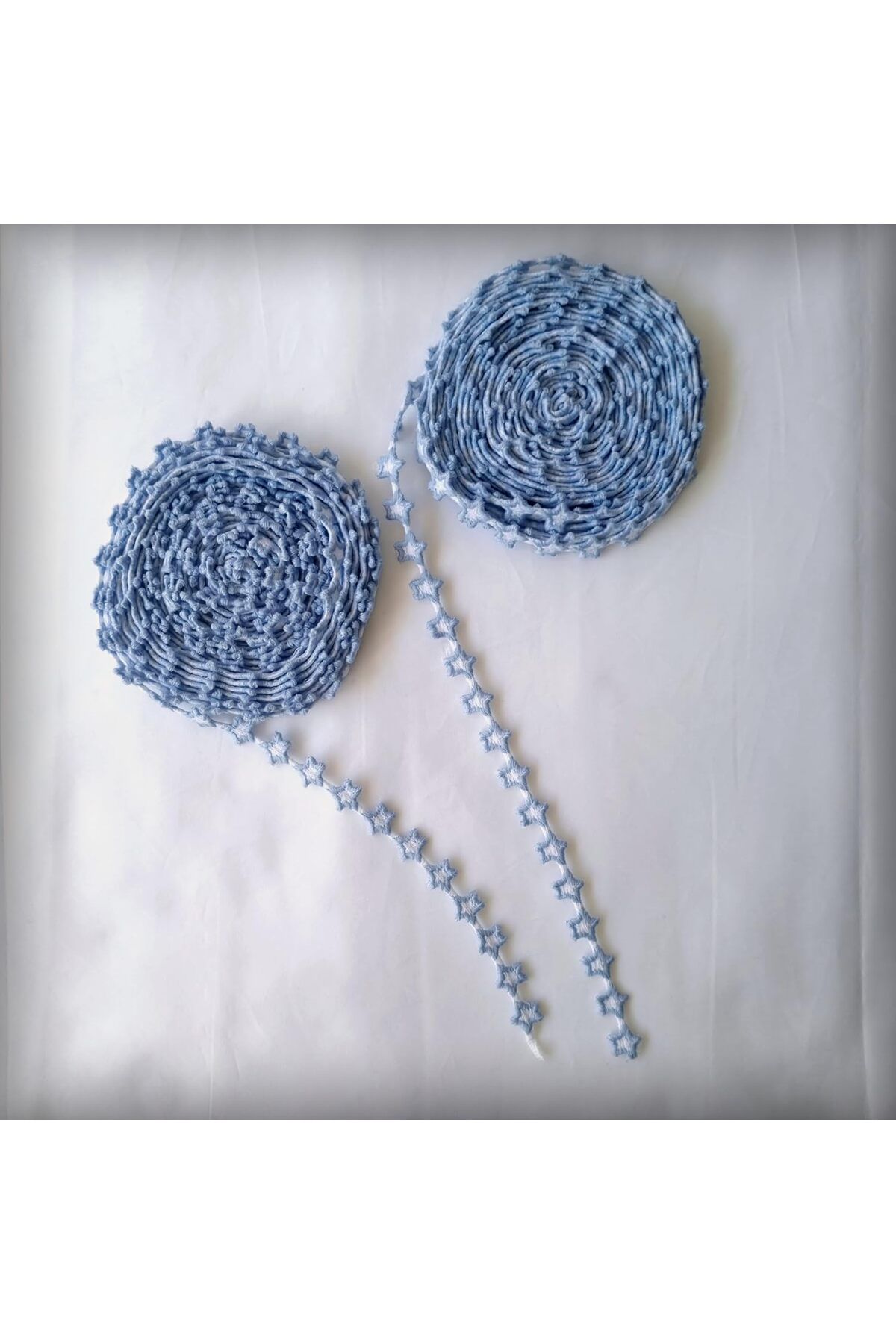 Mena Rise Nakış Kurdele Seti - Tekstil Sanat hobisi (Mavi) 1064272
