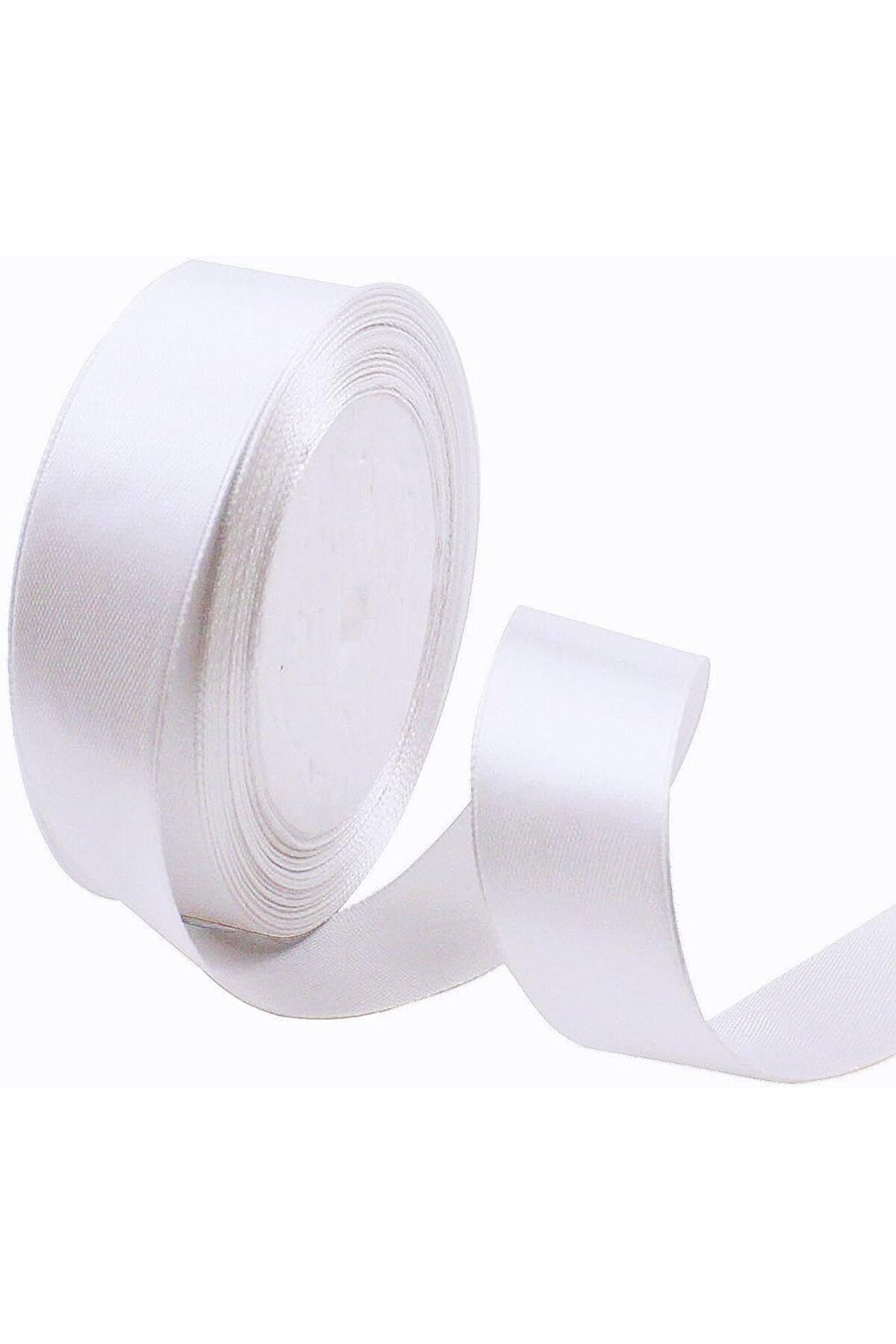 Mena Rise Marifetlerim - Beyaz Saten Kurdele 1 cm 10 Metre 1064272
