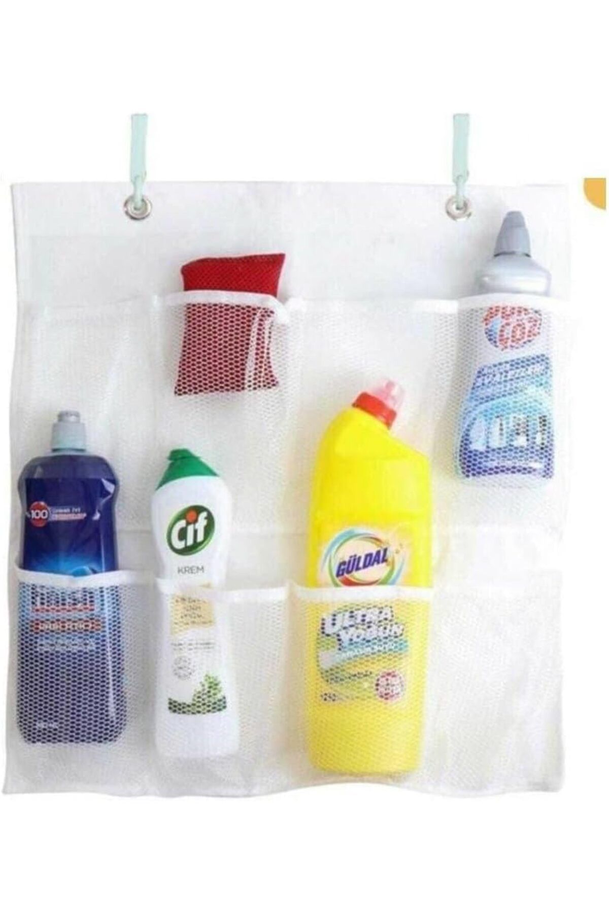 Mena Rise Outlet 8 Cepli Askılı Mutfak Banyo Düzenleyici Askılı File Organizer 1064272