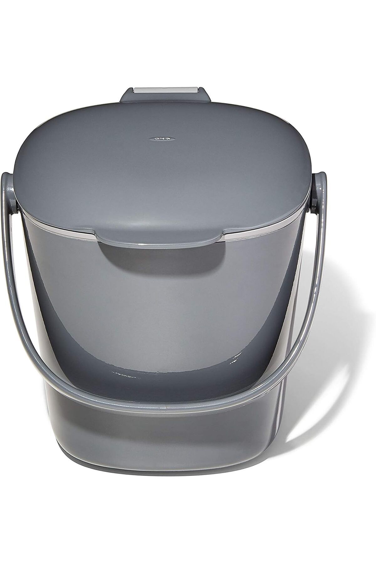 Mena Rise - Good Grips Kompost Kovası, Gri - Mutfak için Koku Geçirmez Çöp Kutusu - 2,8 l 1064272