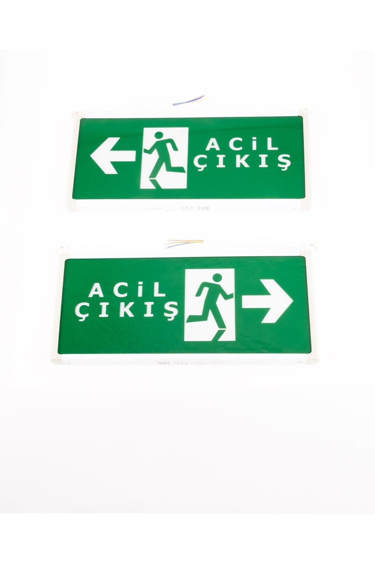 Mena Rise TuonShop Opto 3w Çıkış-Exit Led Armatür - 2 Adet (Acil Çıkış Sağ-Sol) HS 4605 1122991