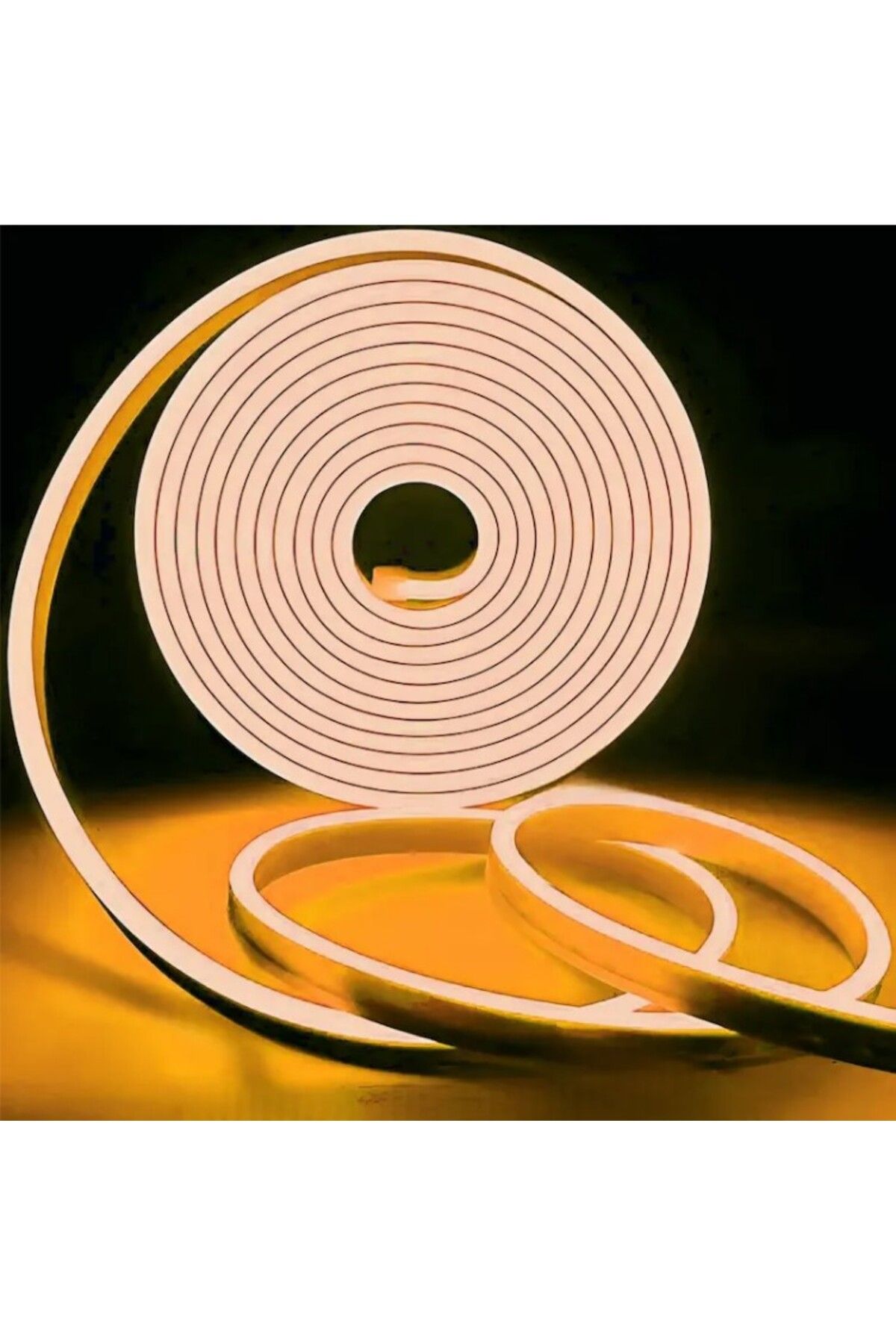 Cata 220V DIŞ MEKAN NEON ŞERİT LED AMBER ( 300LM ) 5 METRE