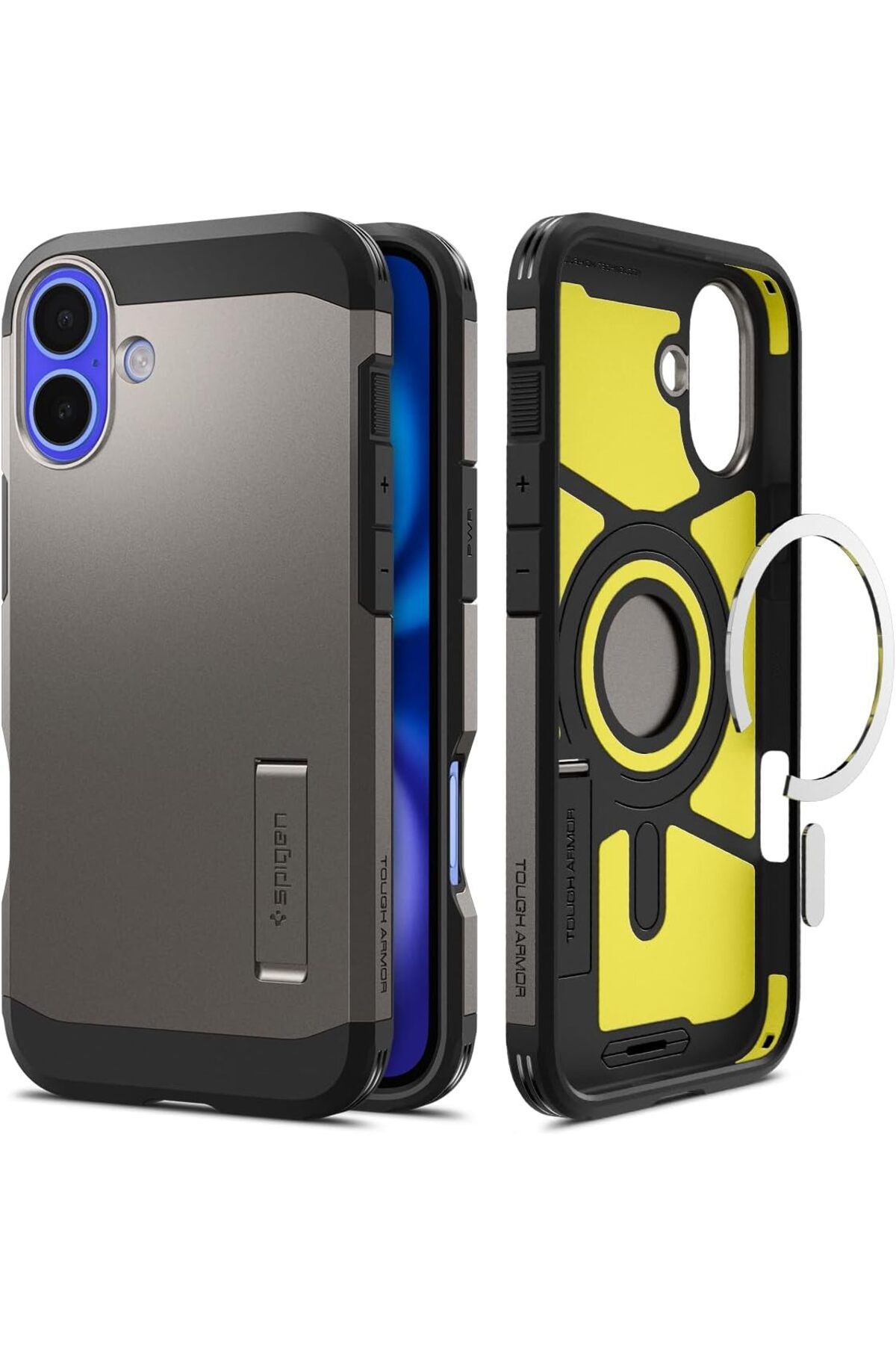 Mena Rise TuonShop iPhone 16 Plus Kılıf Tough Armor AI MagFit MagSafe özellikli Gunmetal - ACS08084 112299