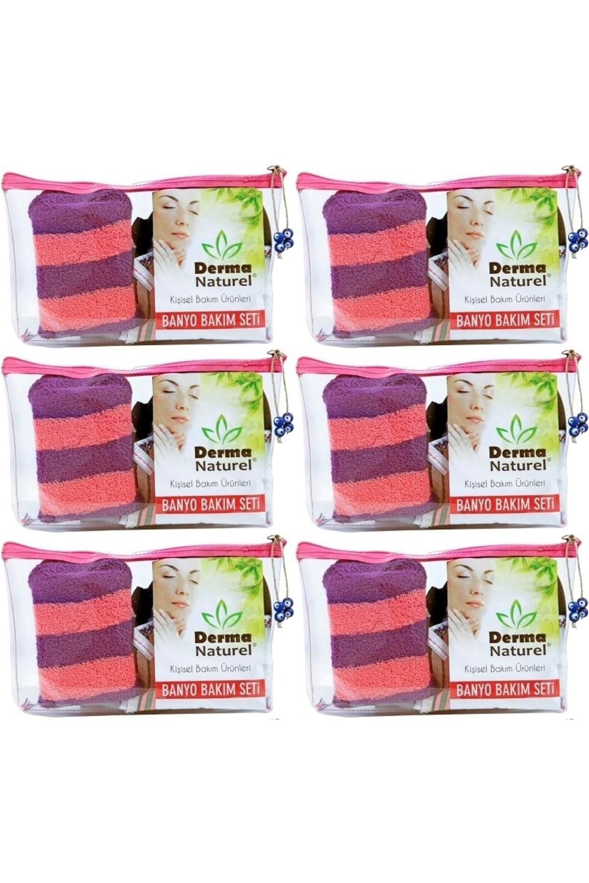 Derma Naturel Banyo Bakım Seti 4 Parça (6 Lı Set)