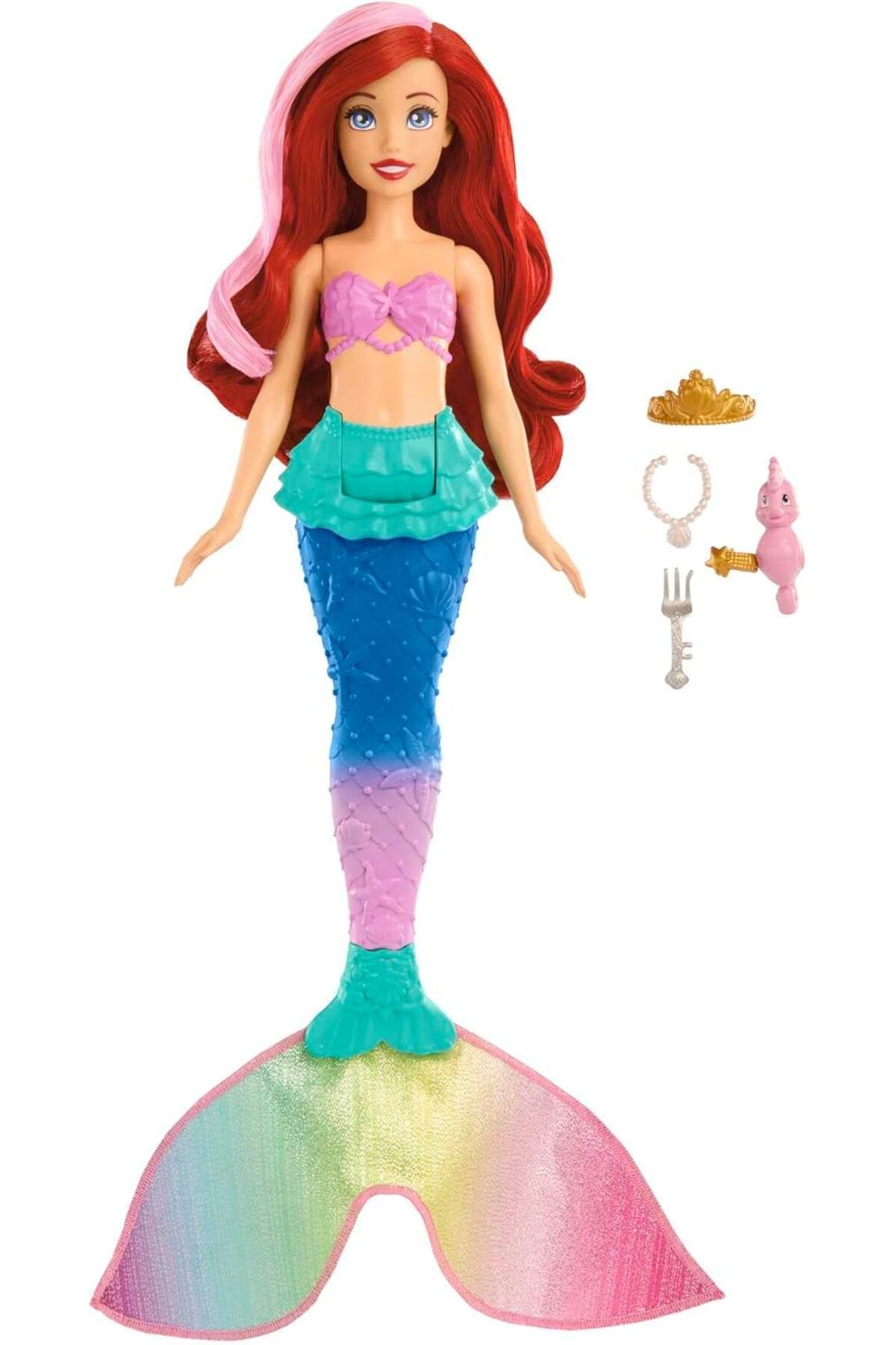 Mena Rise TuonShop Prensesi Yüzen ve Renk Değiştiren Ariel Bebek, 3Y+, HPD43 1122991