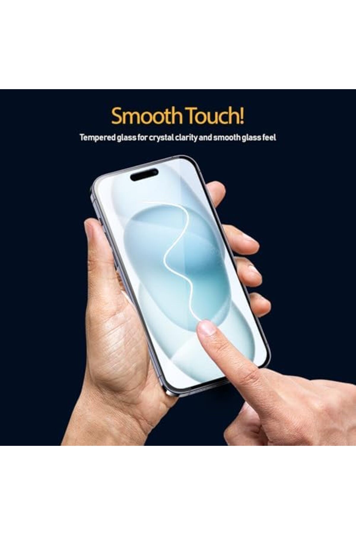 Mena Rise-Diyar-ıFırsatShop LABS 5D Privacy EasyFit متوافق مع iPhone 15 Series 2 قطعة أجهزة سهلة الاستخدام 3