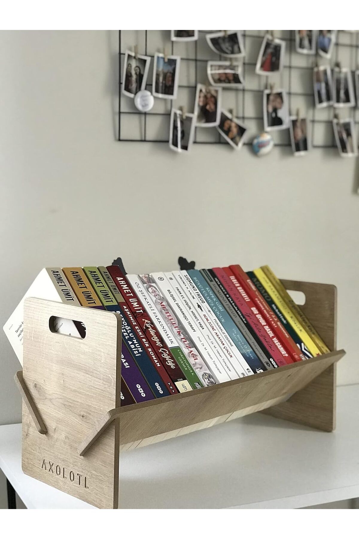 Mena Rise Masaüstü Kitaplık Mini Raf Masaüstü Kitap Düzenleyici (30cm) 1064272