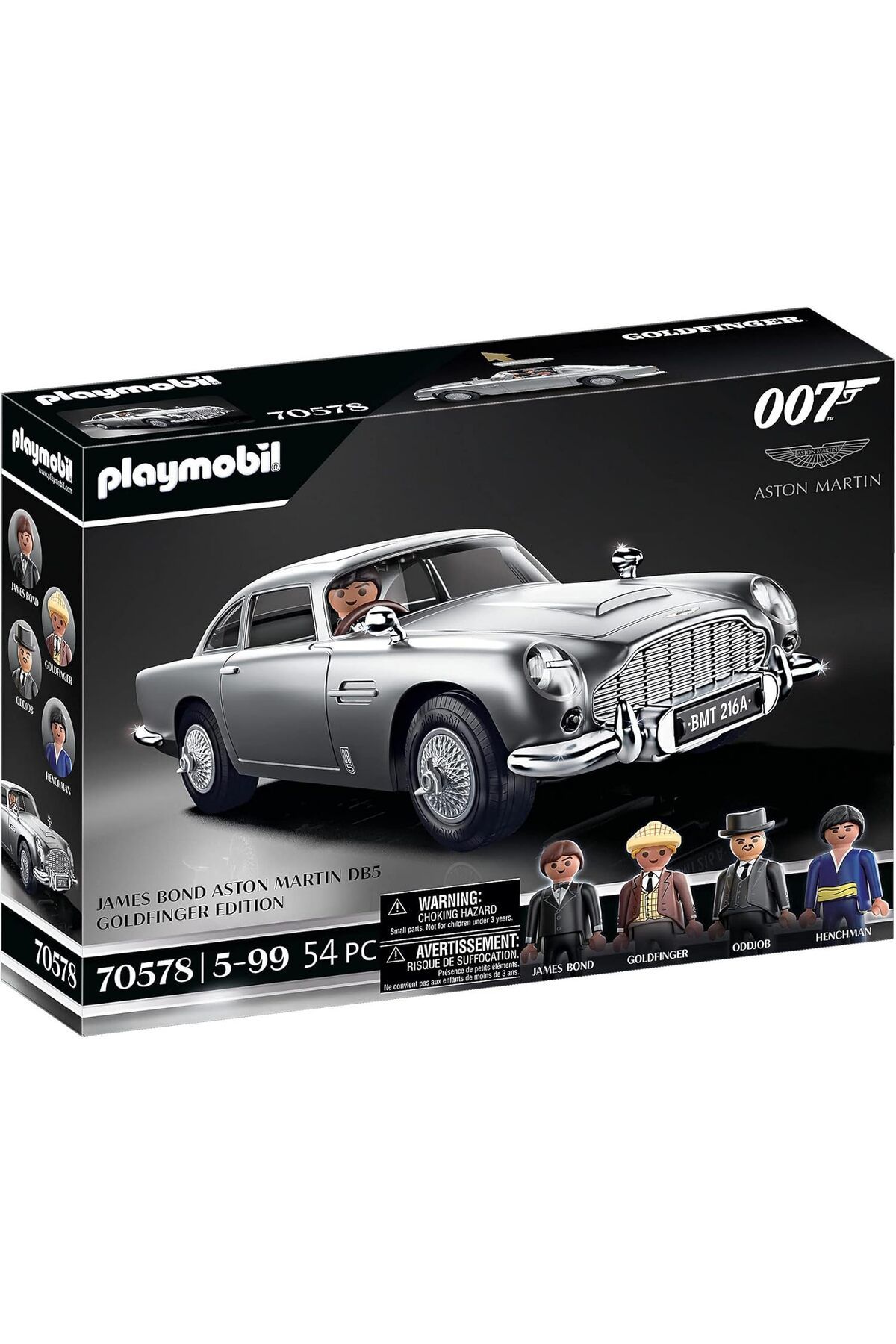 Mena Rise 70578 James Bond Aston Martin DB5 - Goldfinger Sürümü, James Bond Hayranları, Koleksiyonerler ve