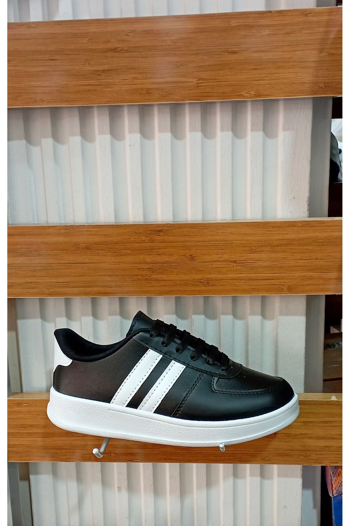DB Düz Hafif Taban Çift Bantlı Günlük Sneaker Ayakkabı