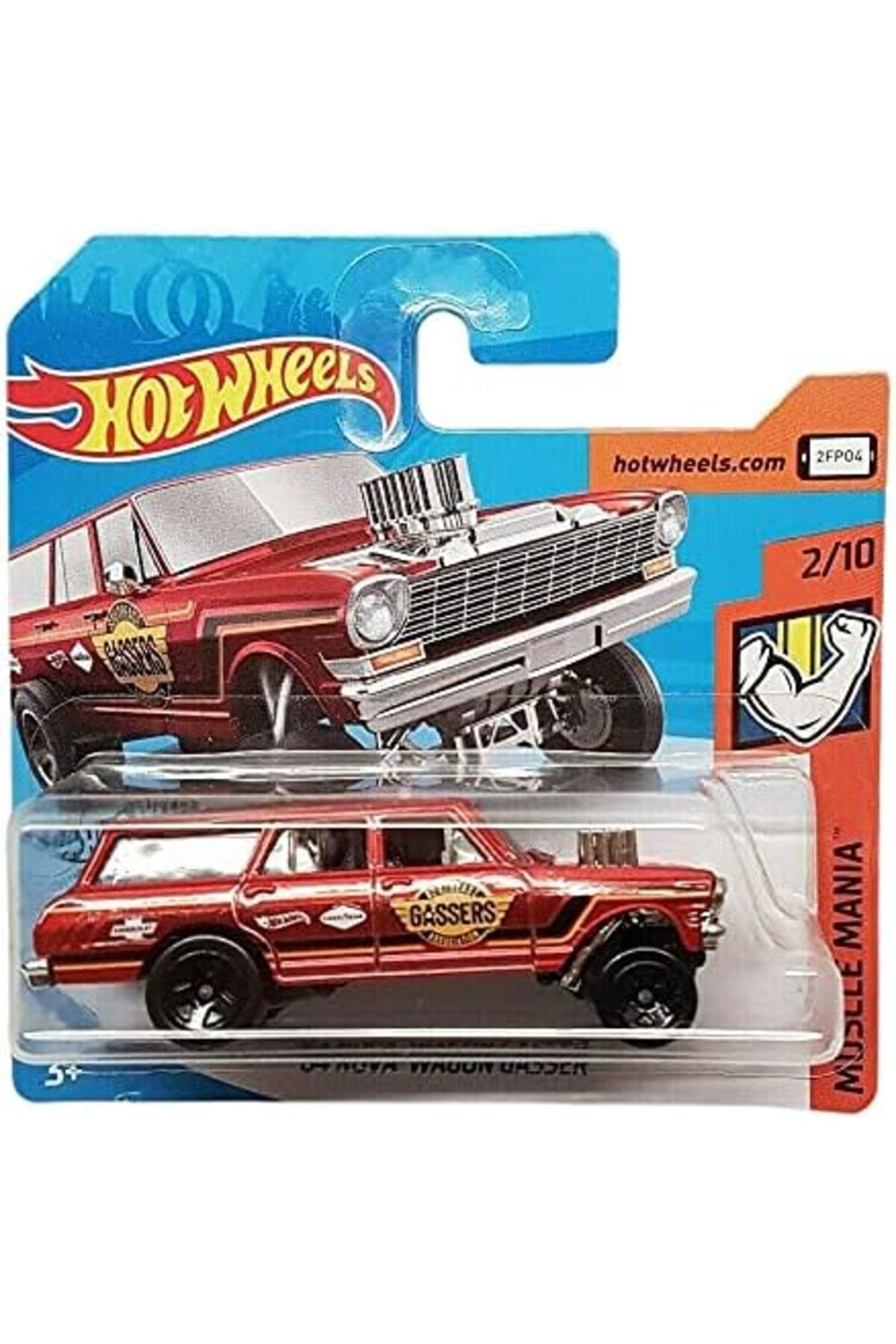 Mena Rise Wheels - ´64 Nova Wagon Gasser - GHD05 - Muscle Mania 2/10 - Short Card - GM General Motors - Good