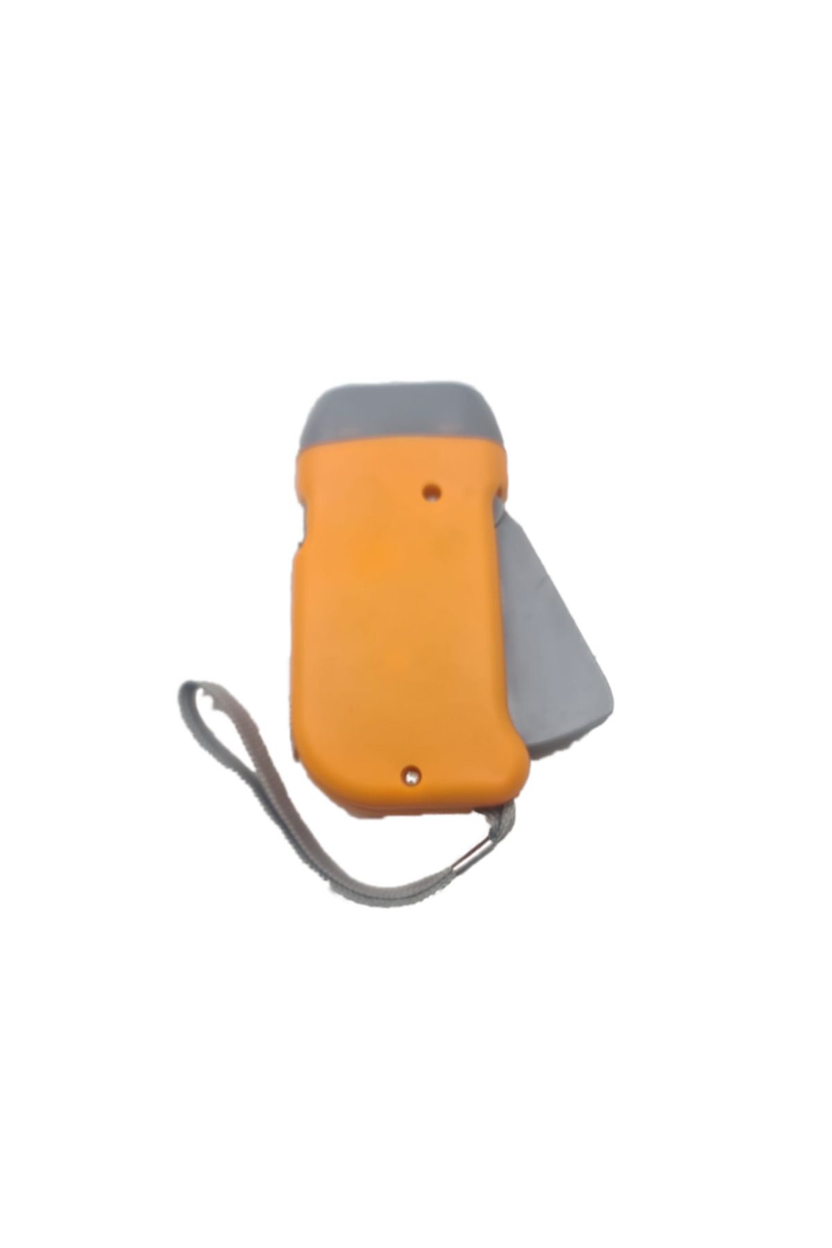 dalimag-Flashlight with Dynamo and Battery, 3 LEDs, Battery Charging by Pressing the Lever, Hanging, Orange 3
