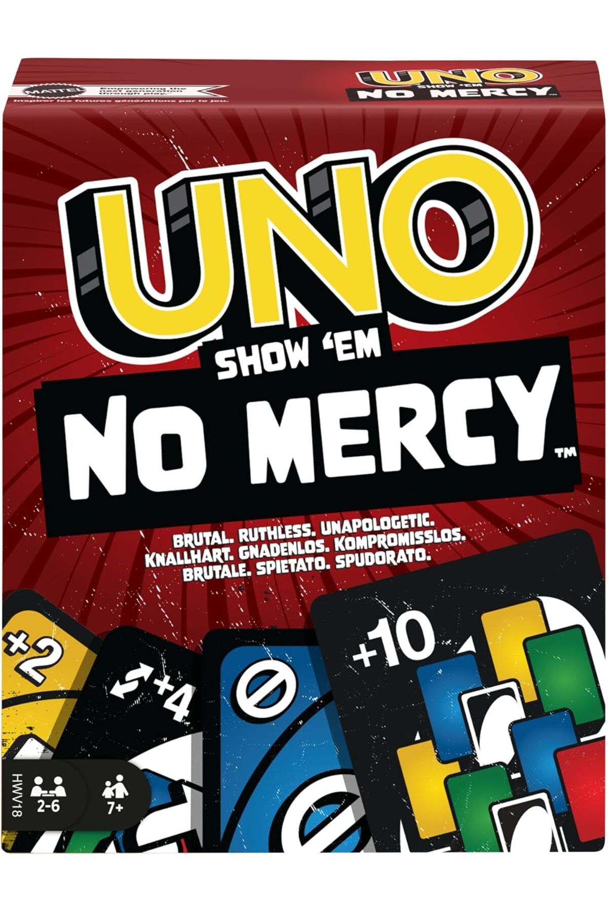 Mena Rise Games UNO No Mercy Kartlar 1064272