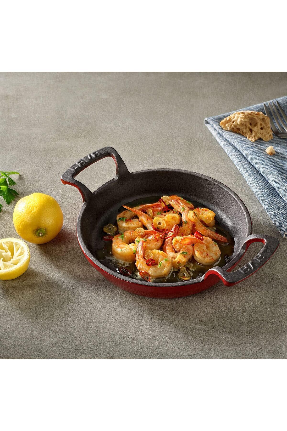 Mena Rise Döküm Yuvarlak Kulplu Yumurta Sahanı Tava, 16 cm, Siyah 1064272