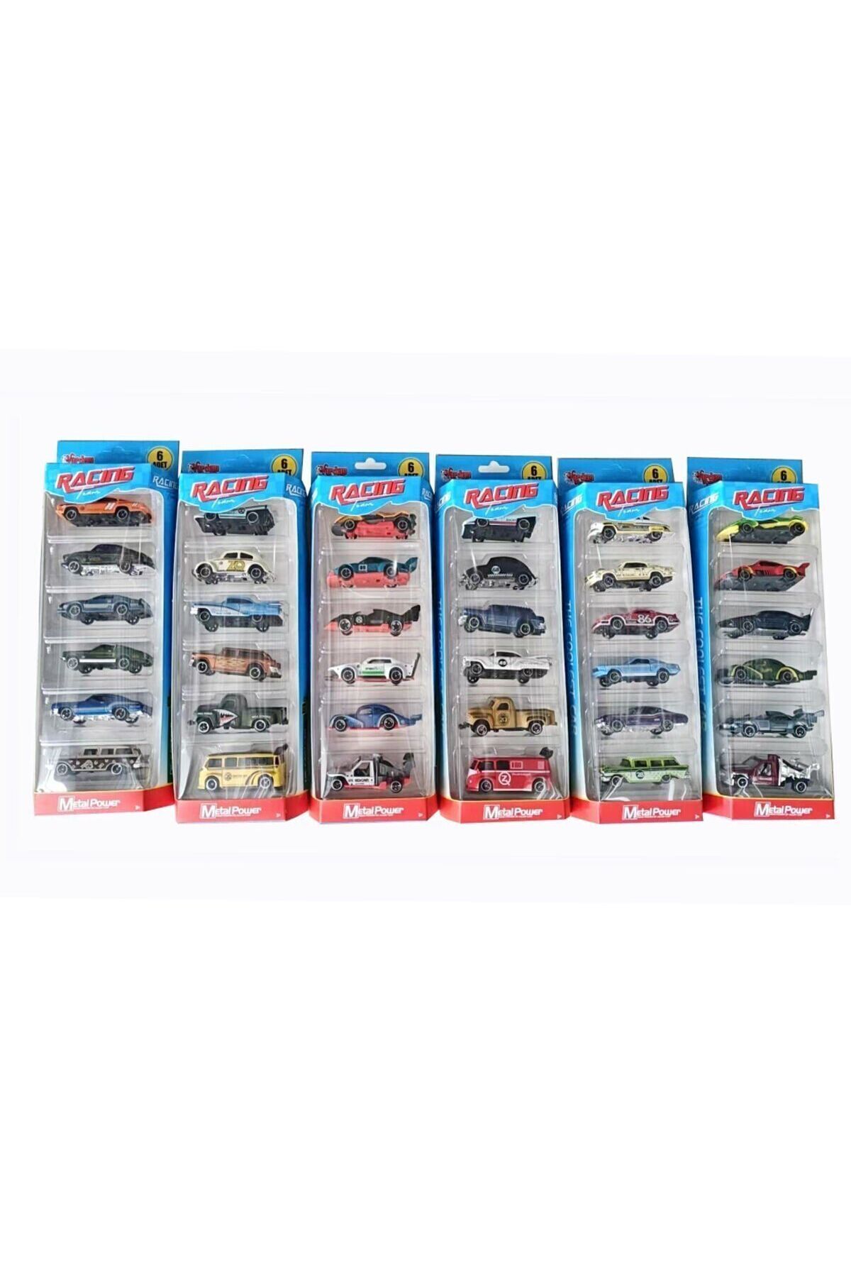 Aymir Ticaret ZQ11316-Vardem Kartela 1:64 Metal 6 Parça Araba Seti