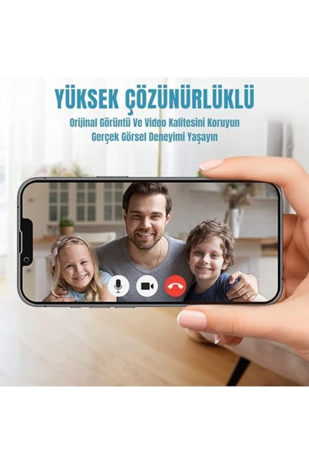 Mena Rise-Diyar-ıFırsatShop iPhone 13/13 Pro/14 Ghost واقي شاشة ممتاز مضاد للكهرباء الساكنة، طلاء كامل Daya 2
