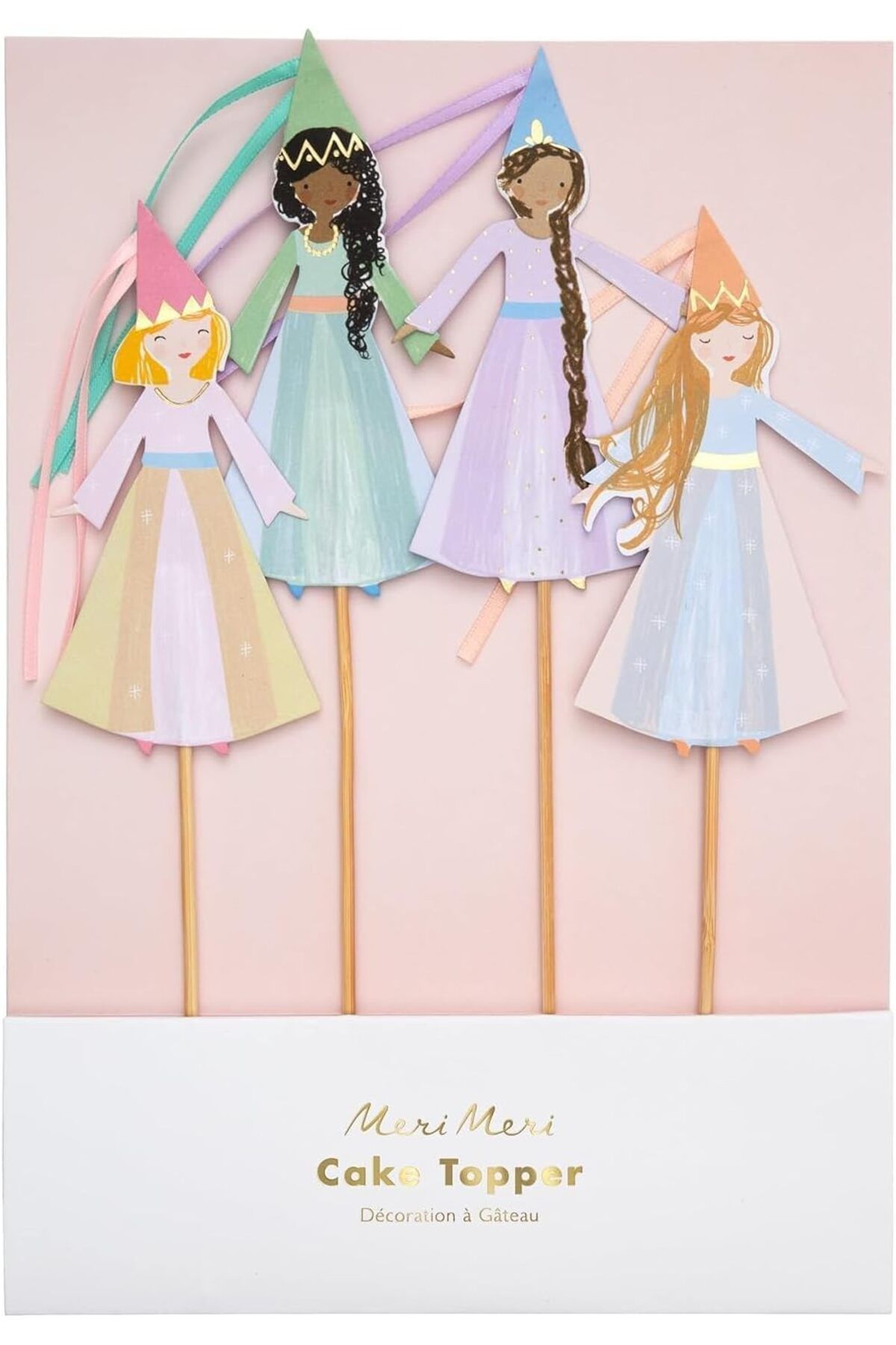Mena Rise Meri Magical Princess Cake Toppers Büyülü Prenses Pasta Süsleri 1064272