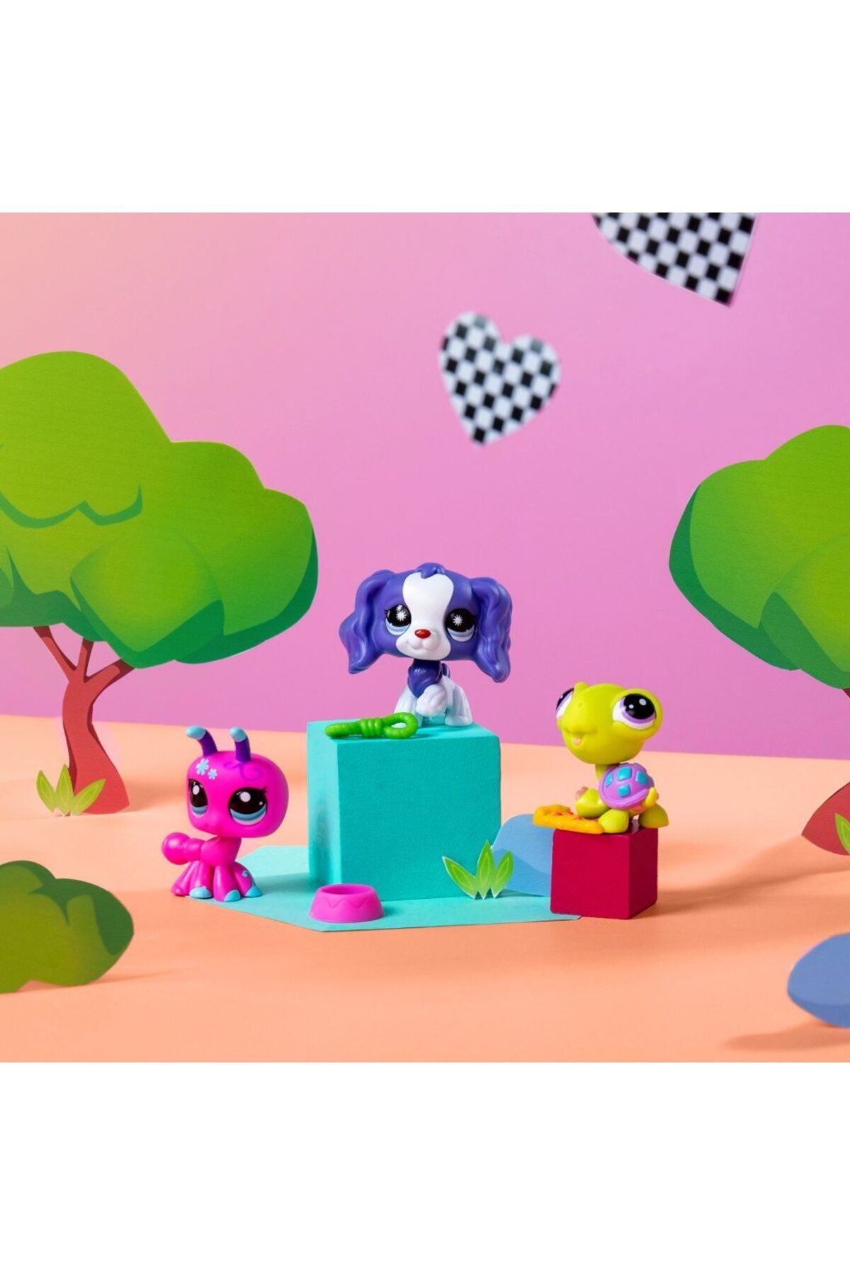 Littlest Pet Shop LPS Minişler Seri 3 Backyard Pets 3'lü Figür Paketi Karınca Köpek Kaplumbağa Minişler Yeni fotoğrafı 5 (önizleme)