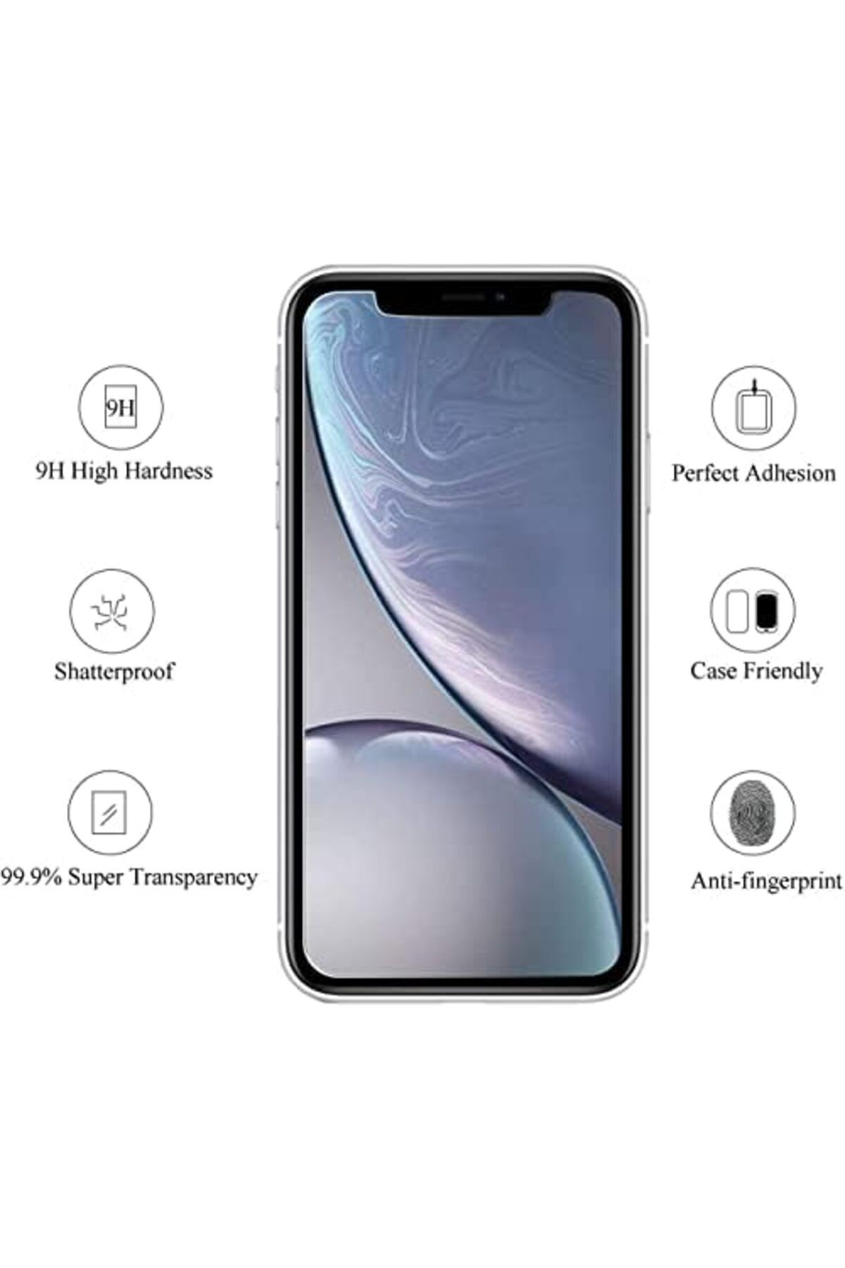 Mena Rise-Diyar-ıFırsatShop واقي شاشة متوافق مع 11 Pro/iPhone X وXs، متوافق مع iPhone 11 Pro/X وXs 2