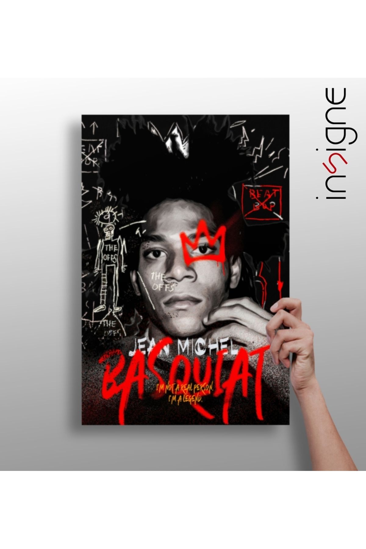 Insigne Basquiat Alüminyum Tablo