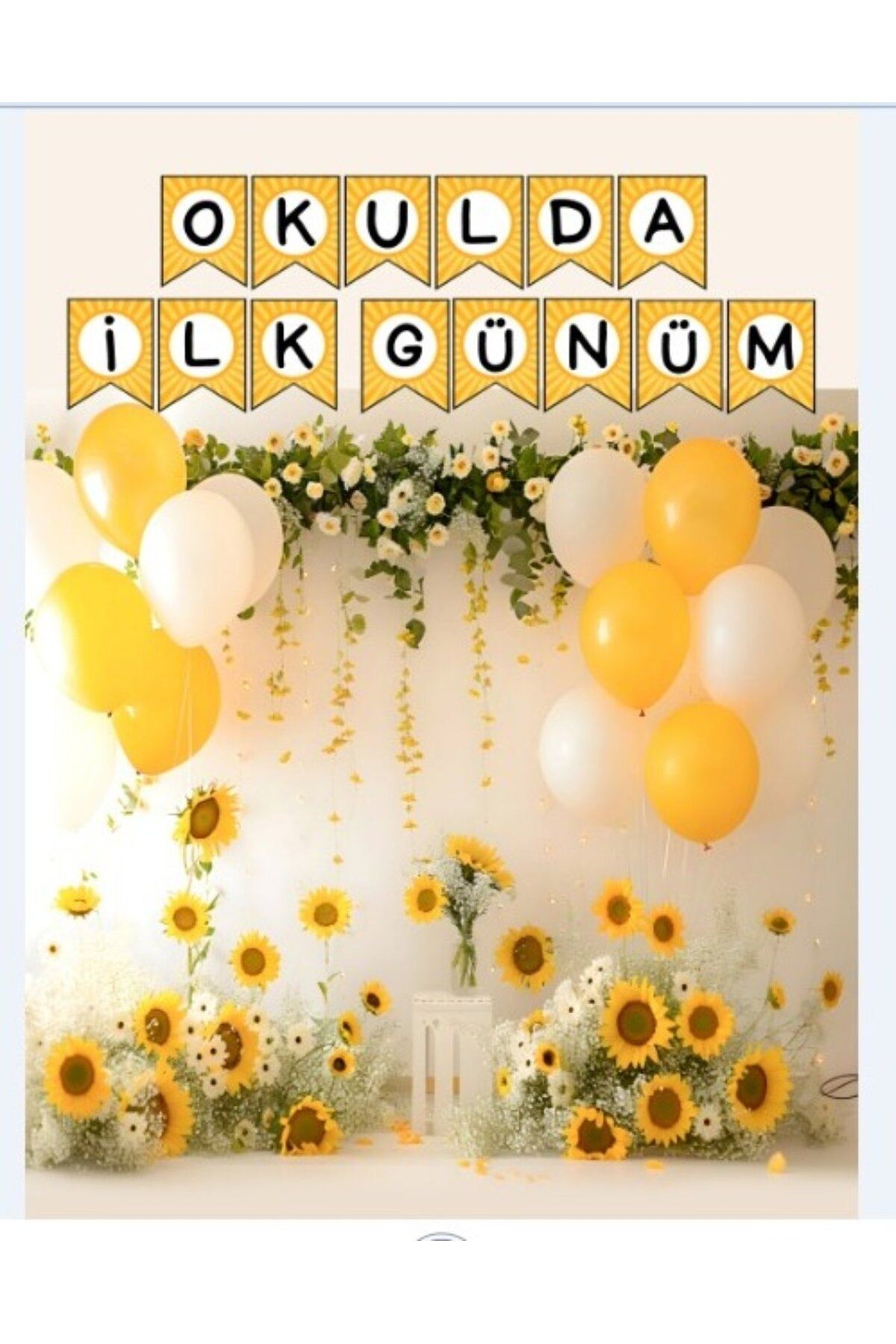 PROMISEBACKDROP2 OKULUMDA İLK GÜNÜM 150x200 KUMAŞ PANO OKUL ETKİNLİK