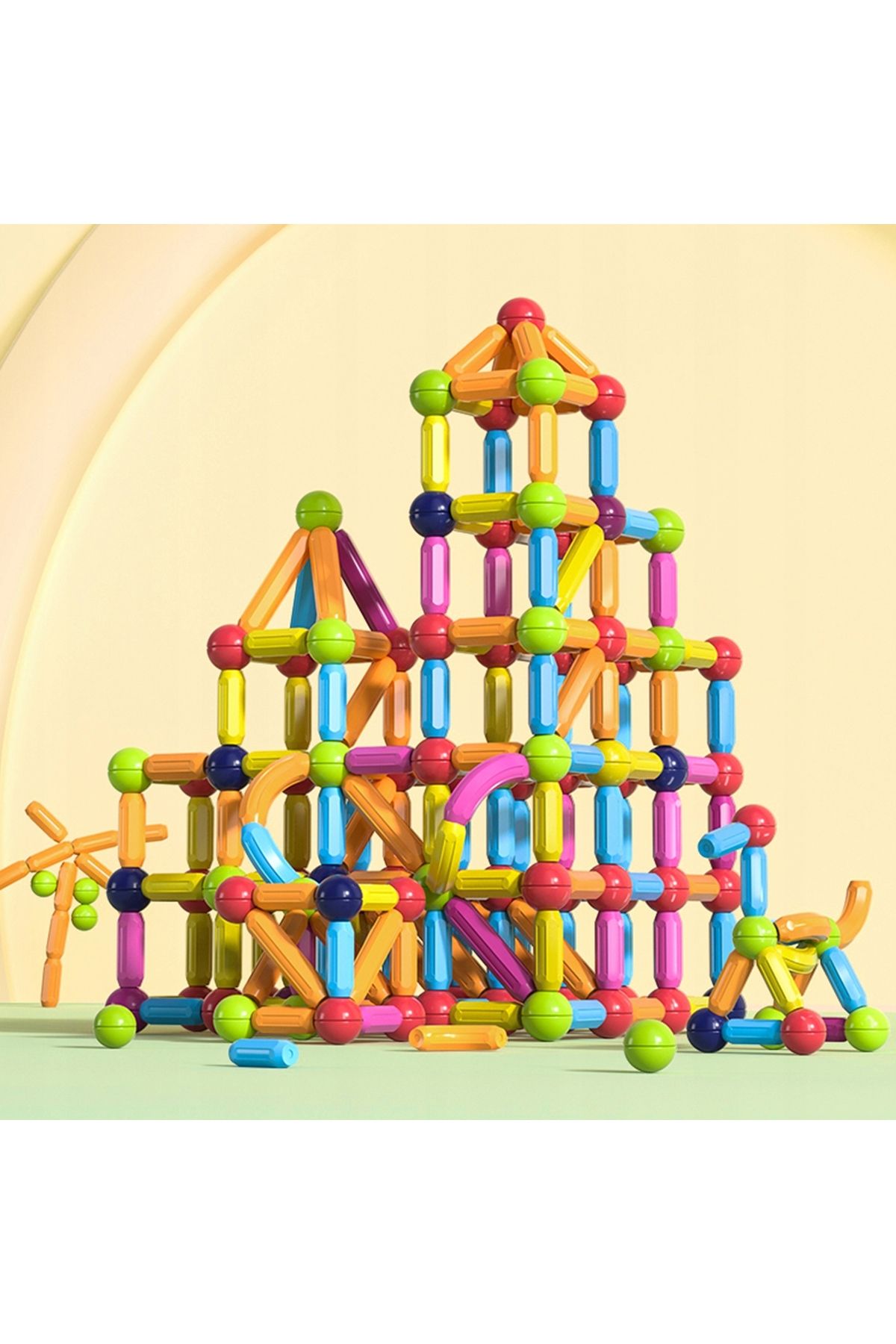 ideal STORE-idealStore All Magnetic Building Blocks Puzzle, Educational game, Develops Creativity, Con 9