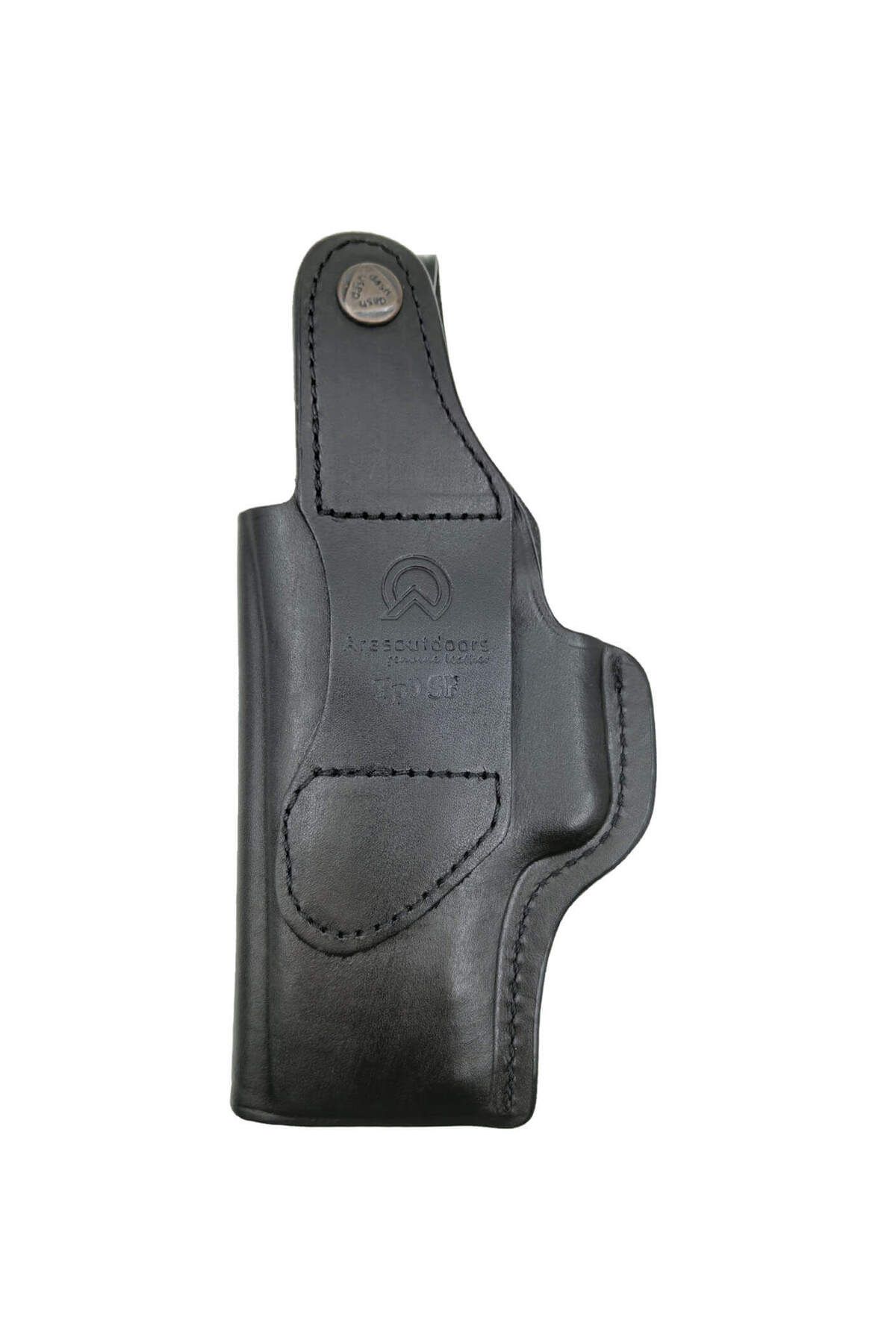 Aresoutdoors Canik TP9 SF Uyumlu Kemer İçi Metal Mandallı Gerçek Deri Silah Kılıfı