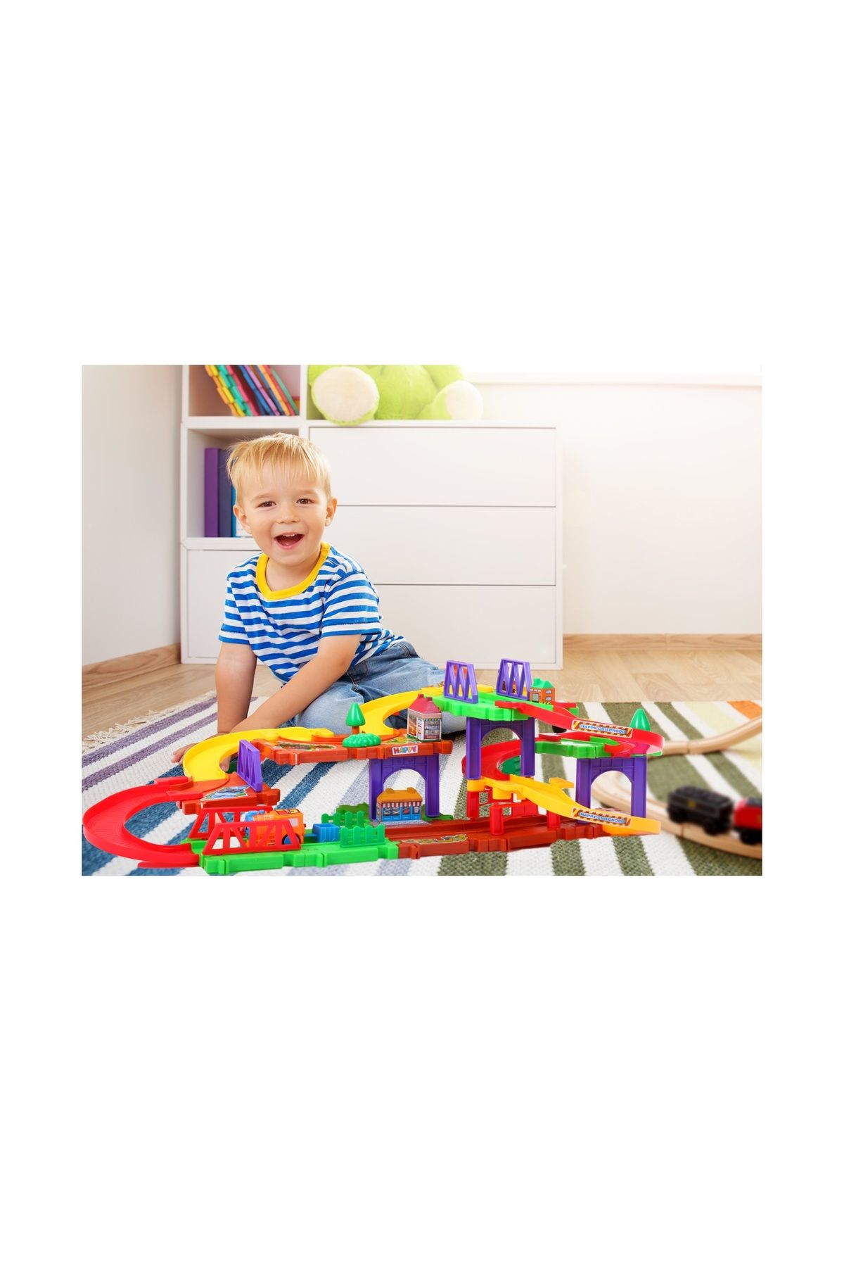 ideal STORE-Puzzle Play Set, HAPPY Magic Route, Accessorized with Specific Elements, Helps with Development 2