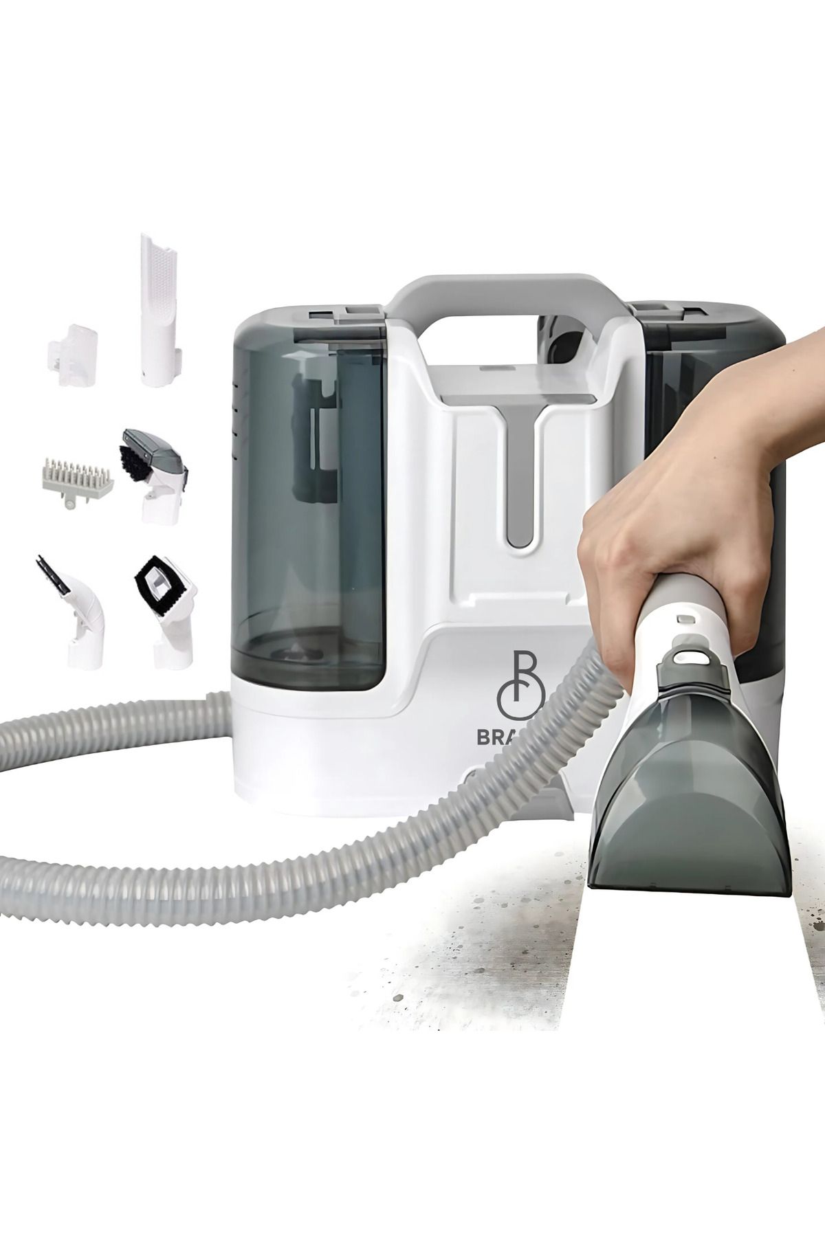 BRAGUS-Aspirator multifunctional, 12.000 Pa, injectie-extractie, rezervor apa 1.8L, 220V, 450 W, 75 dB, alb 1