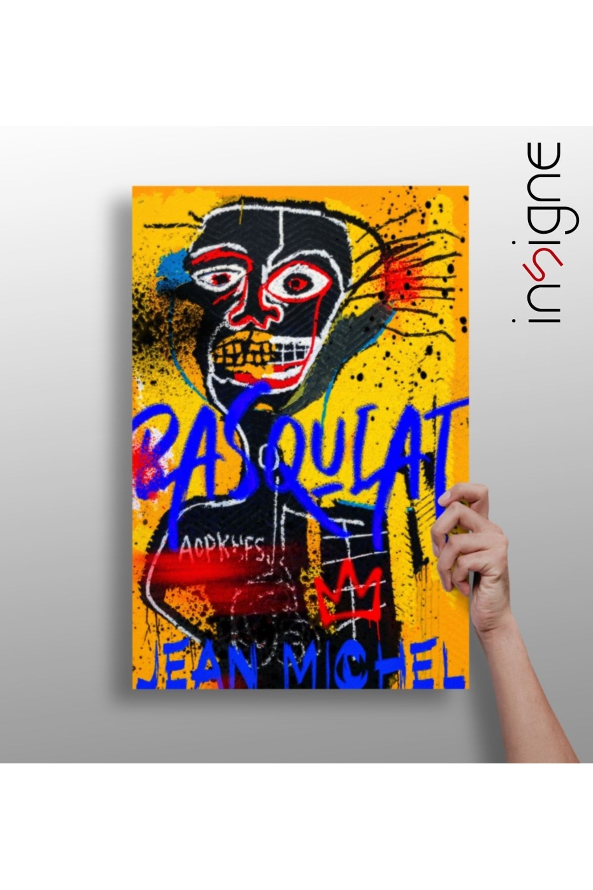 Insigne Basquiat Alüminyum Tablo