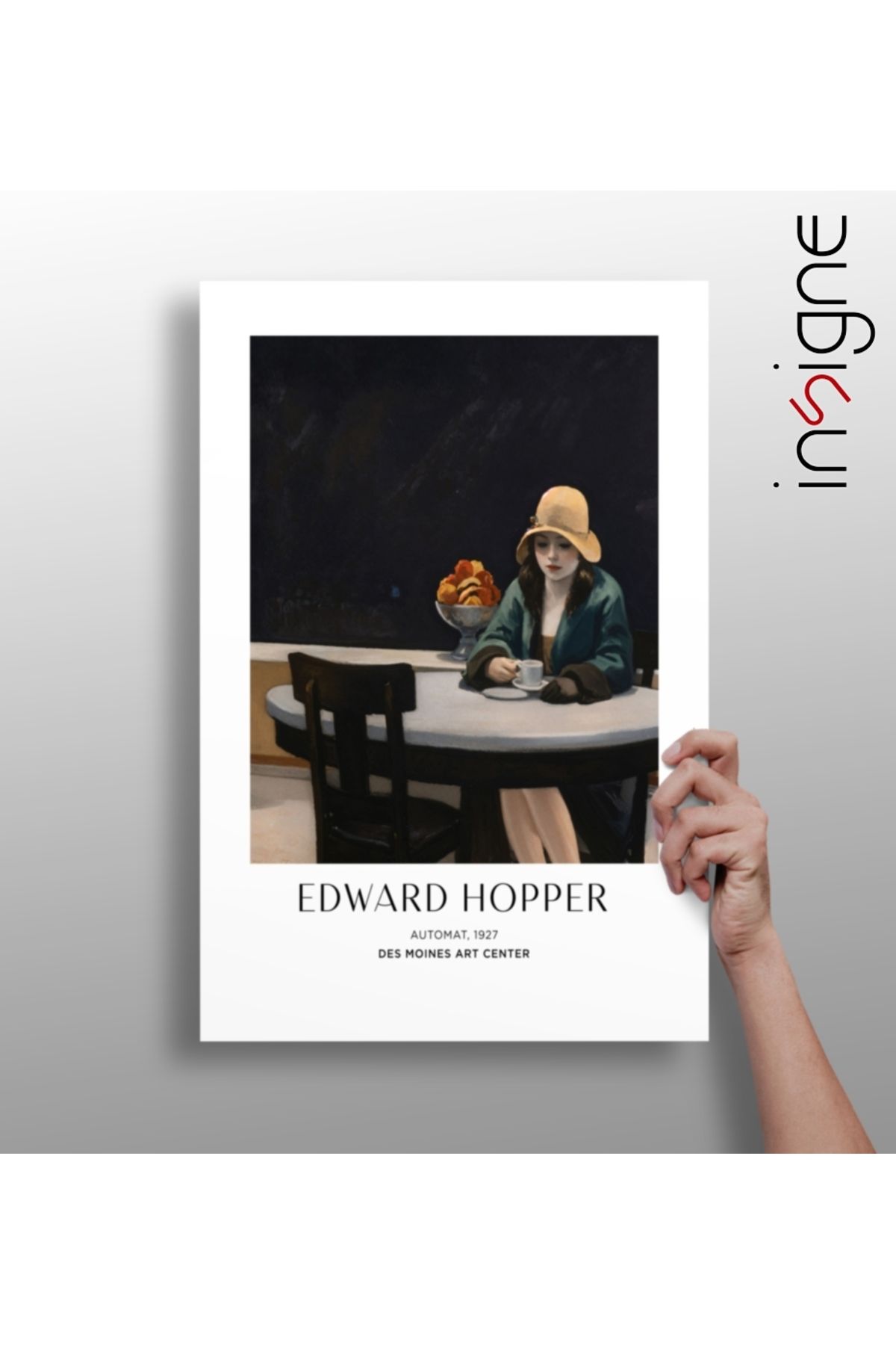 Insigne Edward Hopper Alüminyum Tablo