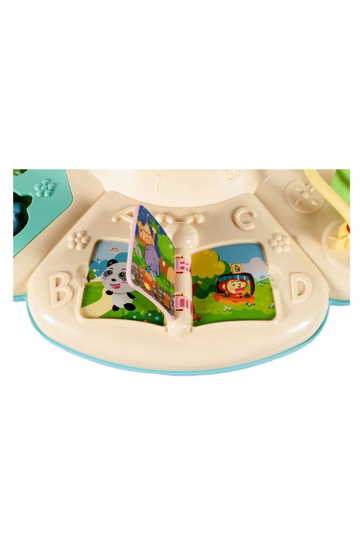 ideal STORE-idealSTORE 6 in 1 Interactive Educational Table Funny Dance Monkey, Includes movable elements that can be 7