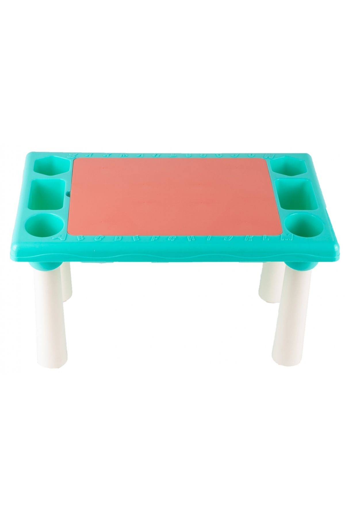 ideal STORE-TOY BLOCK idealStore Educational Table, Dimensions 48 x 30 x 26.5 cm, Double Top with Two Sides, 300 Blocks 1