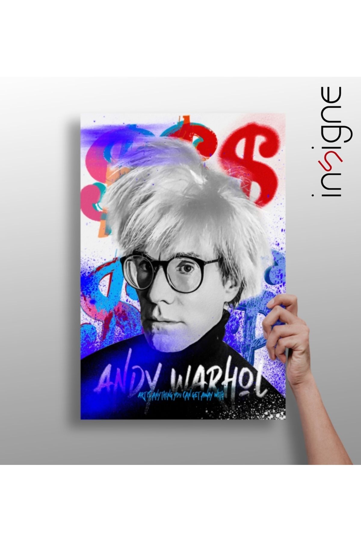 Insigne Andy Warhol Alüminyum Tablo