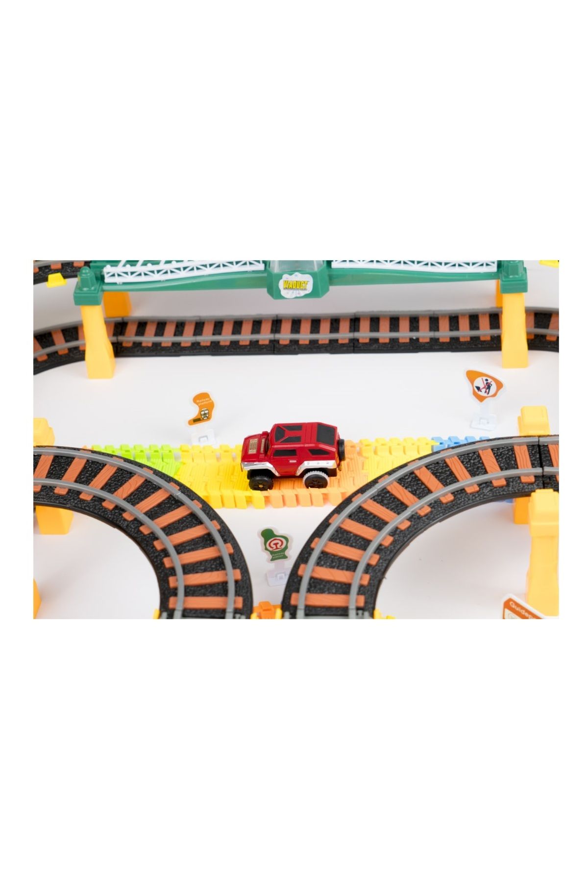 ideal STORE-IdealSTORE Twiming Train complex circuit, equipped with double-level railway, road, locomotive 4