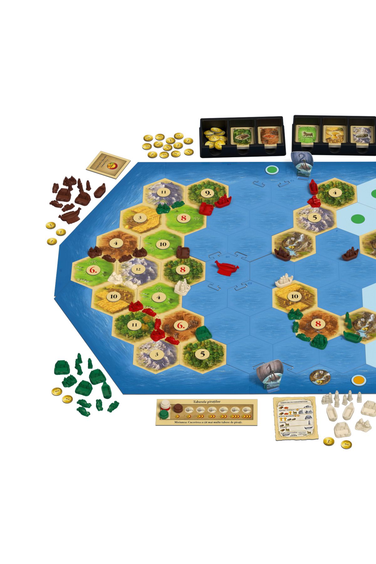 ideal STORE-CATAN Board Game - Base Game, idealSTORE Includes 19 Hexagonal Regions, 6 Edges, 18 Tokens 7