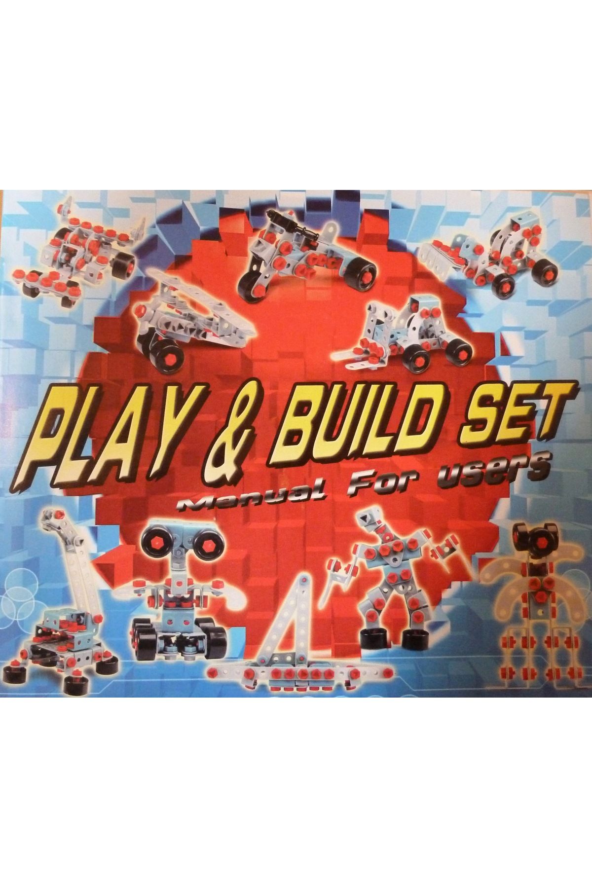 IDL-IDL Junior Block Construction Set, Very Friendly, Equipped with 550 Elements that Allows Little Ones 5