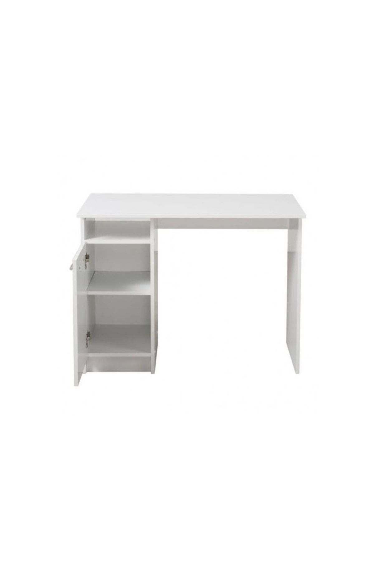ideal STORE-WHITE CLOUD idealSTORE computer desk, Dimensions 100 x 74.5 x 50 cm, Material chipboard with white finish 2