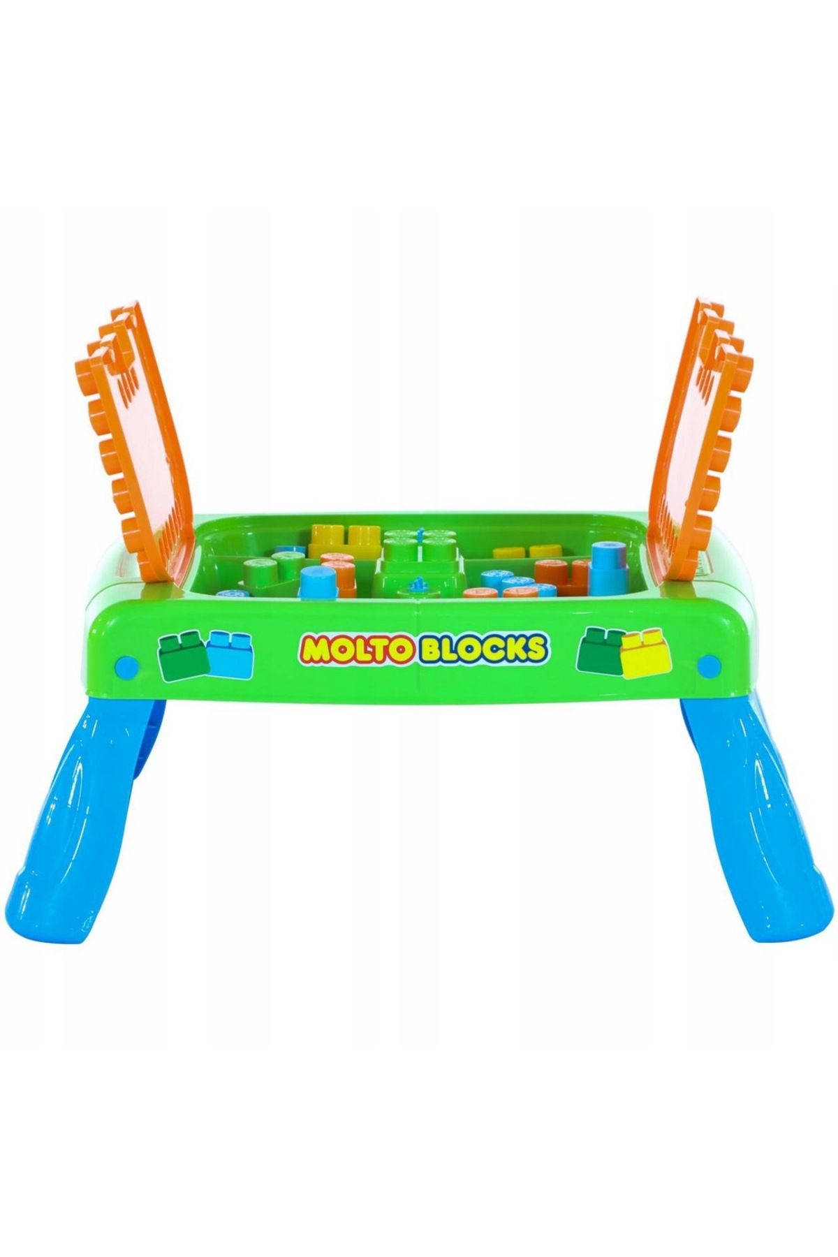 ideal STORE-MoltoBlocks idealSTORE Building Blocks Table Set, Dimensions 64 x 46 x 27 cm, Includes 20 5