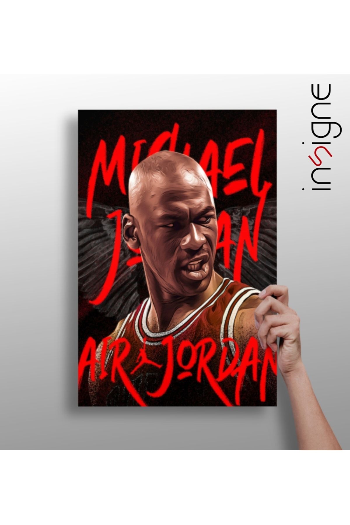 Insigne Michael Jordan Alüminyum Tablo