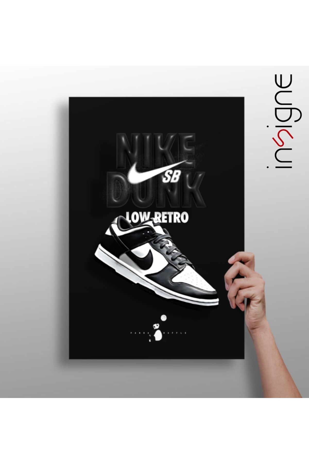 Insigne Retro Sneakers Alüminyum Tablo
