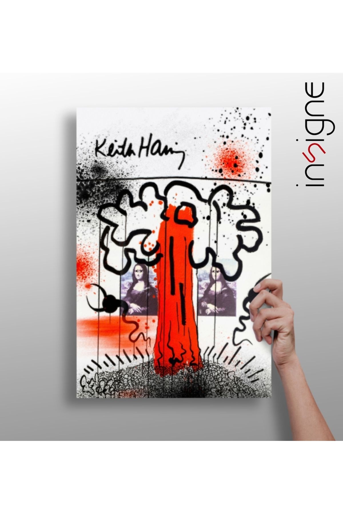 Insigne Keith Haring Alüminyum Tablo