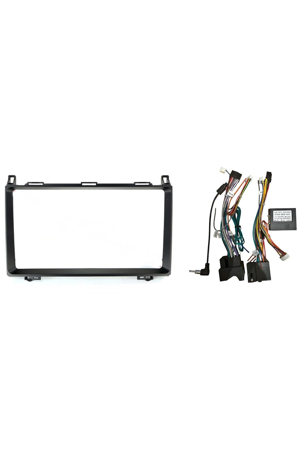 ideal STORE-Navigation Frame 9 idealSTORE, Wiring and Canbus Module included, compatible with Mercedes G-Class W463 2002-2 5