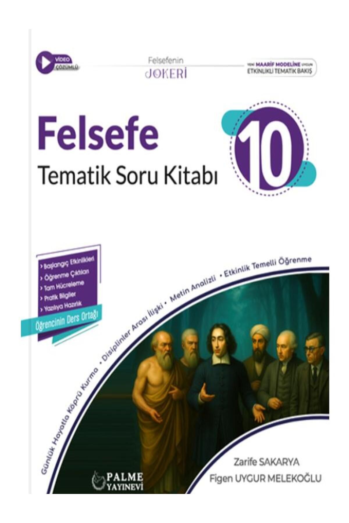 Palme Yayınevi PALME 10.SINIF JOKER FELSEFE SORU KİTABI TEMATİK *YENİ*
