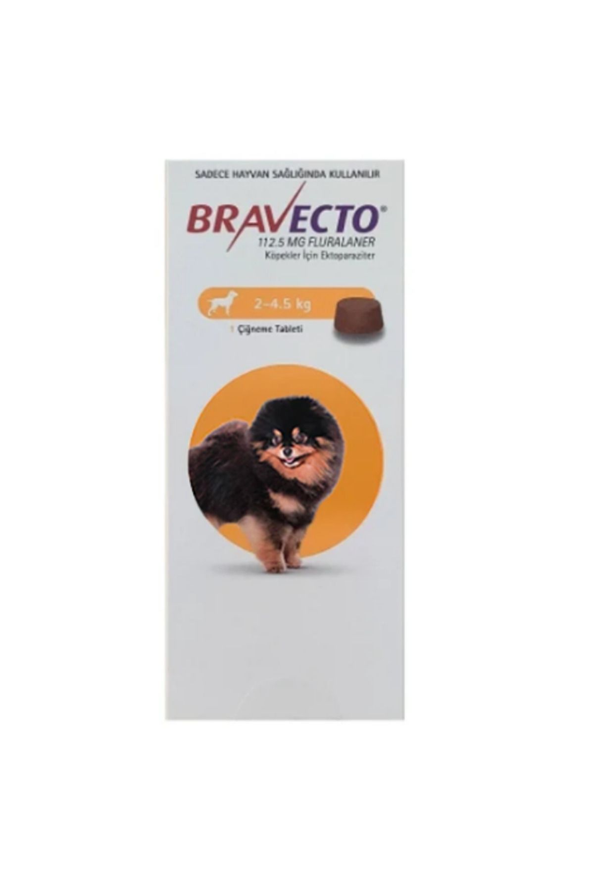 Orqinel Bravect-o Köpek Dış Anti Parazit Uzaklaştırıcı 2-4,5 Kg Arası
