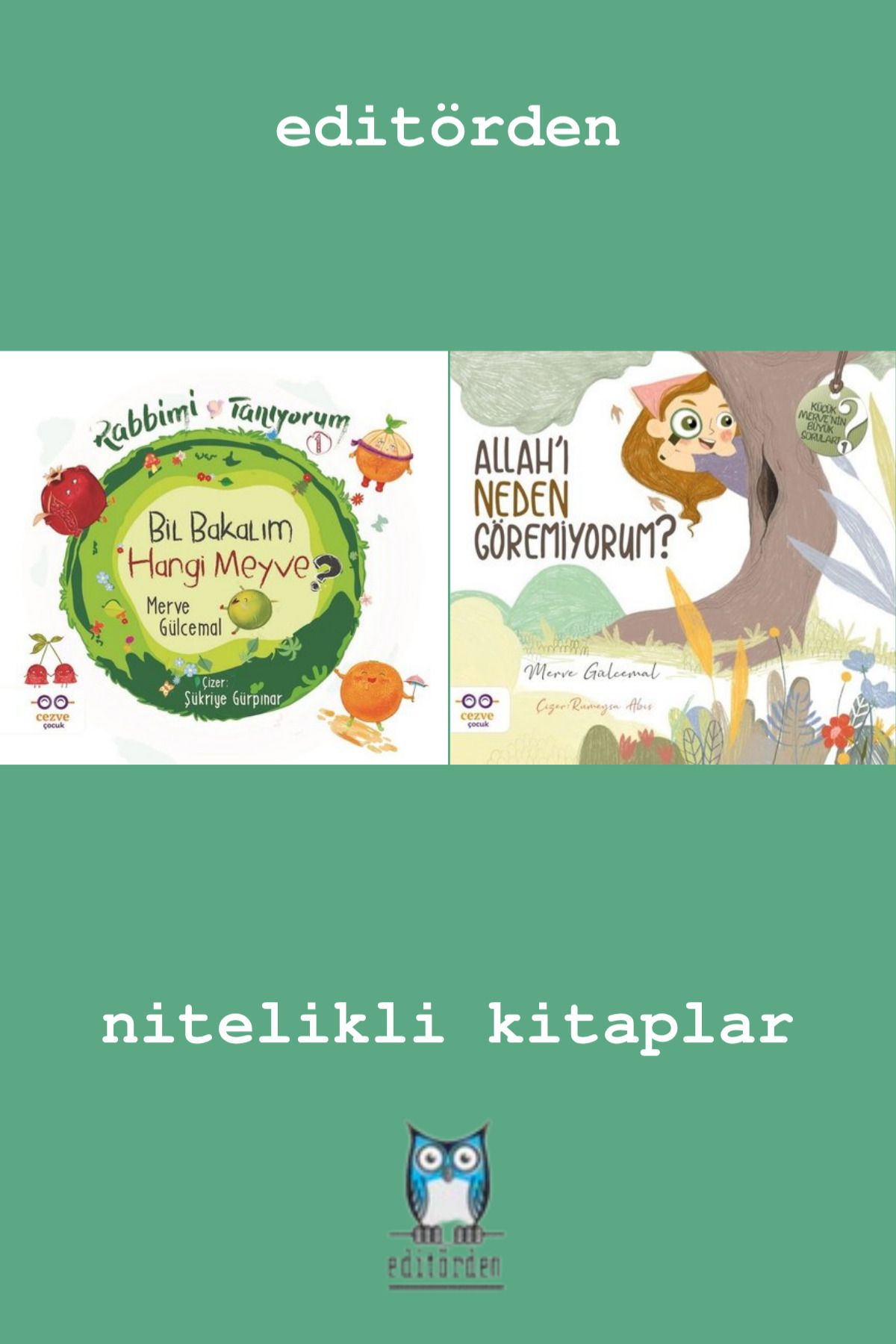 Bilge Kuş Yayınları Bil Bakalım Hangi Meyve? - Allah'ı Neden Göremiyorum? / Merve Gülcemal