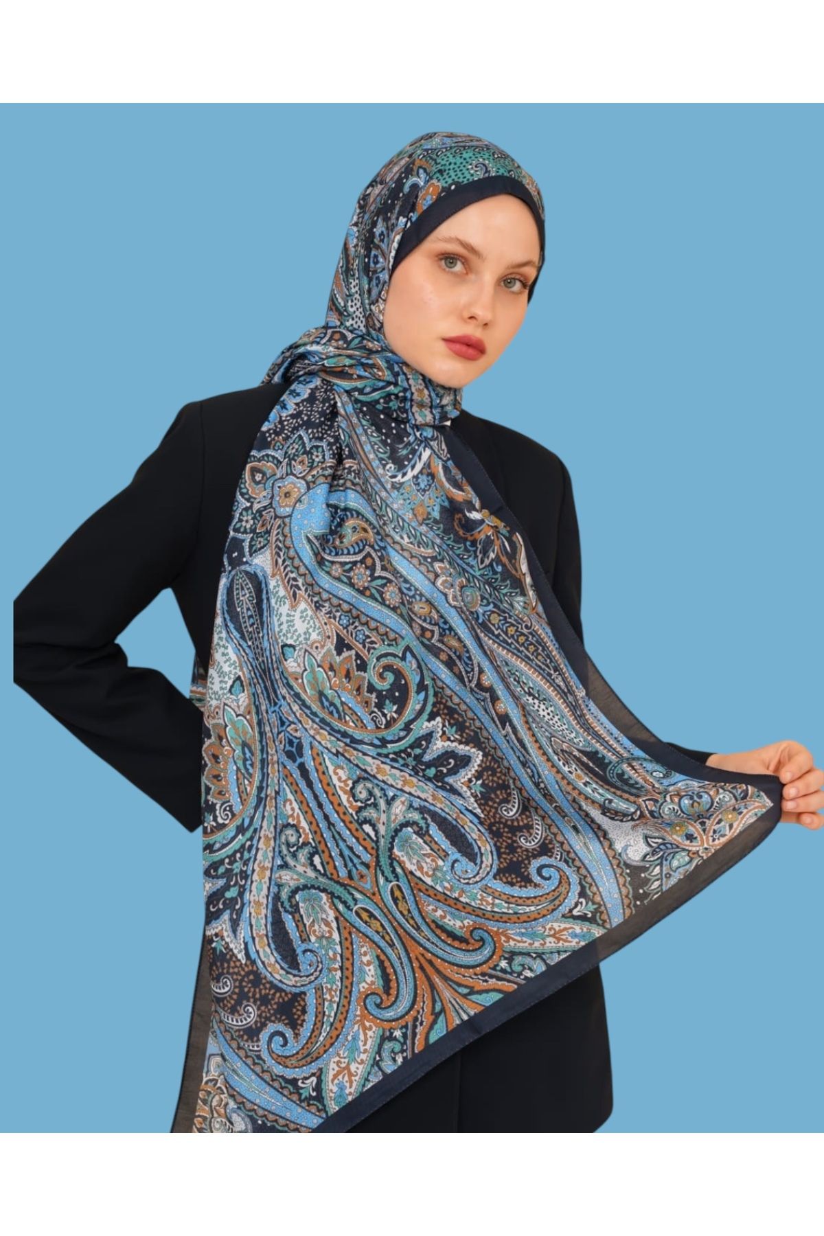 LEİLA SCARF Soft Cotton Şal