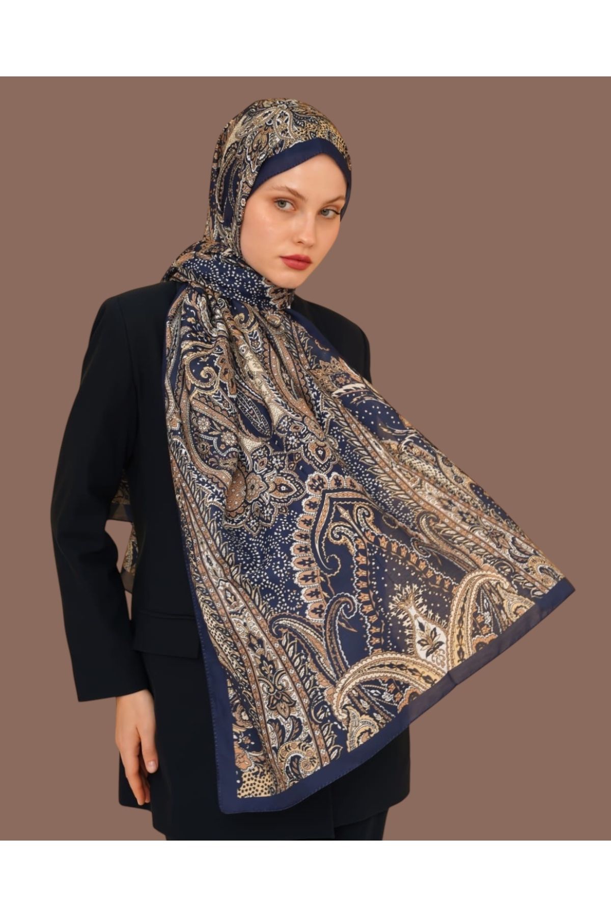 LEİLA SCARF Soft Cotton Şal