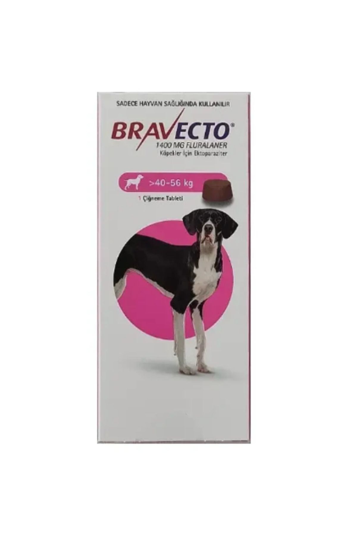 bravecto Bravect-o Köpek İç Dış Anti Parazit Uzaklaştırıcı 40-56 kg arası