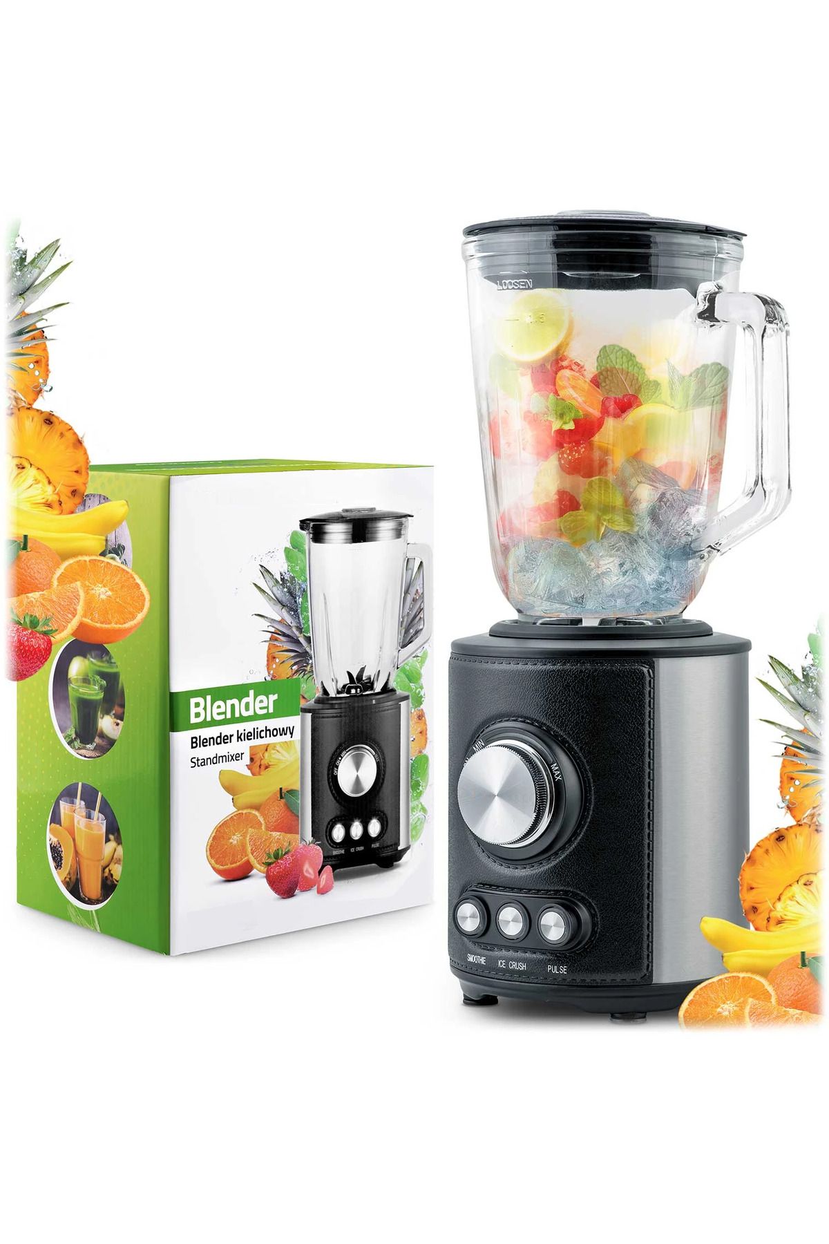 ideal STORE-idealSTORE Blender with Cup, 1.5L Capacity, 3 Usage Functions, Ice Crushing, Smoothie and P 6