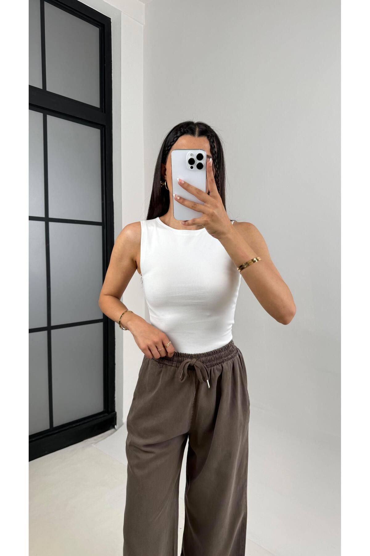 Gaus Beyaz Basic Atlet Gaus00579